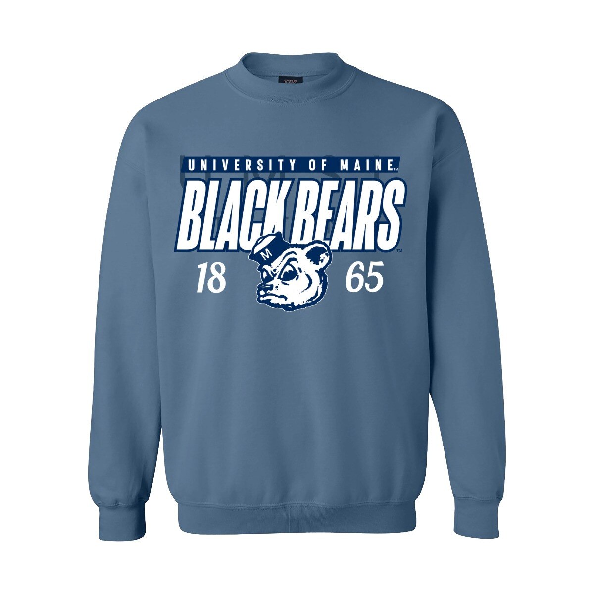 University of Maine Black Bears Legacy Bear Crewneck